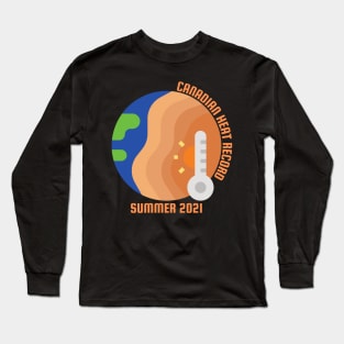 Summer 2021 Canadian Heat Record Long Sleeve T-Shirt